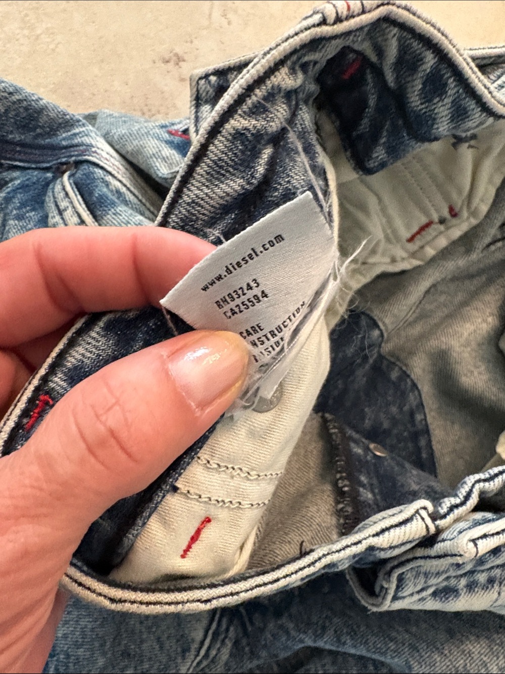 Diesel Women's Blue Cargo Jeans - Picture 7 of 10